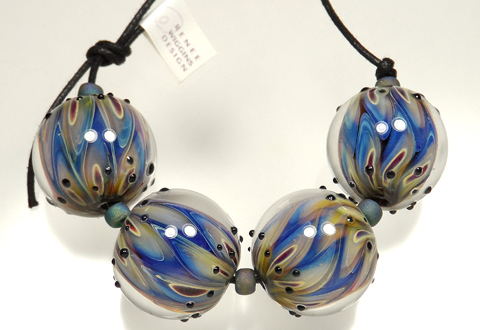 Renee Wiggins Peacock Bead Sets